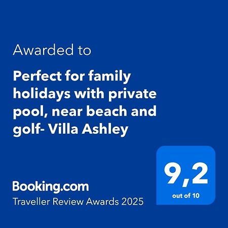 Perfect For Family Holidays With Private Pool, Near Beach And Golf- Villa Ashley Costa De Antigua Dış mekan fotoğraf